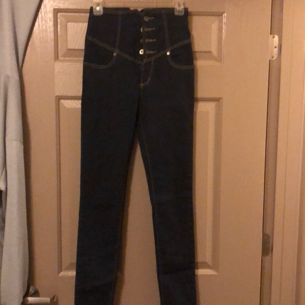 High rise rockabilly denim